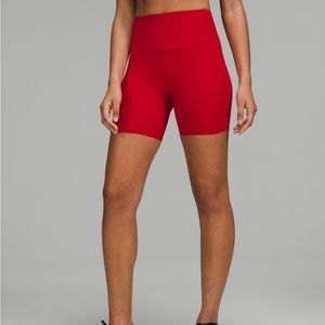 Lululemon Base-Pace high rise 6 inch shorts
